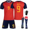 2026 Nuevo No. 4 Jersey de Brasil Pedri España Equipo Local No. Uniforme de Fútbol Copa Mundial Yamal 19