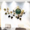 Reloj de pared moderno, sencillo, ligero, de lujo, creativo, de red roja, para sala de estar, hogar, moda, decorativo, silencioso, reloj de arte para colgar en la pared