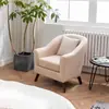Sofá de Tela Simple Moderno Nórdico para Apartamento Pequeño, Sillón Perezoso para Cafetería, Hotel, Dormitorio, Balcón