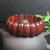 Pulseira yidin vermelha natural fileira de mão Pulseira de Pedra Sangue de Galinha de Guilin Masculina e feminina Jade sangue de galinha meteoro fornecimento ao vivo atacado