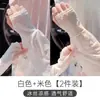 Mangas de Gelo Protetoras do Sol de Renda Soltas de Alta Elasticidade, Novo Estilo, Estilo Fada Gentil, Respiráveis, Confortáveis, Mangas Frescas de Seda de Gelo, Versão Fina de Verão
