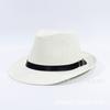 Estilo coreano masculino e feminino Flat top Western Denim top top summer sun hat chapéu de sol big brim chapéu de palha Jazz hat Beach