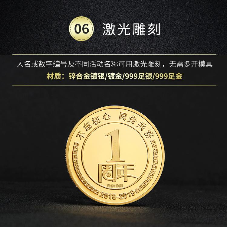 学校纪念币定做