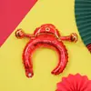 Shopping de Natal atividade de jardim de infância cena decoração balão tiara grampo Velho homem boneco de neve alce presente