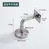 Aço Inoxidável 304 Parede Sólida Suporte Corrimão de Escada Conector Estrutura de Suporte Guarda-corpo Acessórios de Suporte de Corrimão Min Shihua