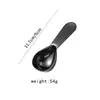 Colher Medidora de Café de Aço Inoxidável 304 com Cabo Curto 15/20ml com Escala Ferramenta de Medição para Café e Panificação