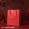Linterna Roja Bolsa de Regalo Creativa Bolsa Tote de Año Nuevo Papel de Regalo Bolsa de Papel Caja de Regalo Grande Navideña Bolsa de Dulces