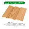 Painéis de Parede WPC Personalizados, Painéis da Grande Muralha, Painéis Grelhados Personalizados, Painéis da Grande Muralha para Parede de Fundo, Painéis Decorativos, Painéis Grelhados de Fibra de Madeira de Bambu