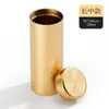 Aleación de Titanio y Aluminio Lata de Té Portátil para Viaje Lata Sellada Metálica Tamaño Pequeño Caja de Empaque de Té Personal Tamaño Pequeño