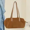 Bolso Transfronterizo de Cuero Genuino para Mujer 2026 Nuevo Modelo Boston de Piel de Vaca Mate Bolso de Hombro Bolso Tote Retro Elegante de Gran Capacidad