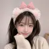 Diadema de Peluche Especial para Lavado Facial Coreano Diadema Exquisita de Alta Gama para Chicas Pinza para el Cabello Esponjosa Pinza para el Cabello Goma para el Cabello Tocado