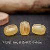 Accesorios de joyería de bodhi de jade blanco directo de fábrica, cuentas cilíndricas de imitación de cuerno de antílope, cuentas cilíndricas de imitación de cera de abeja