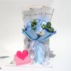 Presente de Dia dos Namorados para namorada buquê de sabonete de rosa azul gelo feito à mão atacado presente de Dia dos Professores namoradas festival de deusas