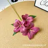 Decoração de Cerimônia de Casamento com Tema Vermelho, Cena de Hotel, Arranjos de Flores, Arranjos de Flores de Teto, Flores Artificiais, Decorações de Casamento