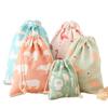 Bolsa de almacenamiento a prueba de polvo Bojin, bolsa de almacenamiento de ropa con cordón y bolsillo, bolsa de viaje para empacar y clasificar, bolsa de almacenamiento de viaje