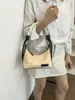 Bolso de hombro tejido con asa para mujer, modelo nuevo 2026, transfronterizo, bolso cruzado de diseño nicho, ligero y versátil para el día a día