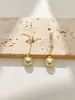 Pendientes Sencillos y de Alta Gama con Perlas de Gota de Agua, Pendientes para el Trabajo para Mujer, Pendientes Versátiles con Borlas