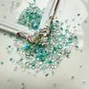 Rio Estrela Brilhante Pedrinhas de Vidro Joias para Nail Art Massa Leka Tijolo Cânhamo Fluxo DIY Bolsa de Materiais com Contas de Vidro Concha