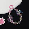 Pulsera Transparente de Higo Lanyard Corto para Teléfono Móvil Cuerda Portátil Pequeña de Cuentas Hecha a Mano Cuerda Anti-pérdida Cuerda para la Muñeca Cuentas