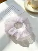 Laços de cabelo fresh e doces de malha direto da fábrica, tiaras estilo coreano para meninas, scrunchies, elásticos de cabelo