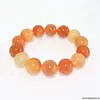 Pulsera de Ágata Cruda Pura Natural Qianjing Wanma en Colores Caramelo para Hombres y Mujeres, Pulsera de Jade, Joyería al por Mayor para Puestos de Mercado