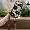 Adecuado para funda de teléfono móvil Xiaomi, Pulsera de moda, A prueba de polvo, Textura de silicona para pareja juvenil de mujer, Flores simples y creativas
