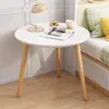 Escritorio con Mirador, Mesa Redonda Pequeña de Balcón, Mesa de Esquina, Mesa Lateral para Sofá, Mesa de Centro Pequeña para Sala de Estar, Mesa Móvil, Minimalista Estilo Europeo