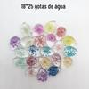 18 * 25mm contas estreladas em formato de gota d'água brincos semiacabados acessórios para colar joias com flores reais flor de renda DIY
