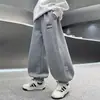 Calça Masculina Primavera e Outono 2026 Novo Estilo Casual Longa para Crianças Maiores, Calça de Moletom Esportiva Cool para Meninos de Outono Tendência
