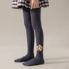 Calcetines infantiles con lazo floral, medias de malla, leggings de otoño e invierno para niñas, ropa exterior blanca, calcetines nuevos de princesa
