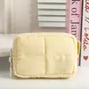 Bolsa de Cosméticos Impermeable Color Macarrón de Nylon, Bolsa de Almacenamiento con Compartimentos para Artículos Varios de Viaje, Neceser Portátil de Gran Capacidad, Personalizable
