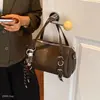 Bolso Casual tipo almohada para mujer Boston 2026 Bolso versátil de moda de un solo hombro cruzado Moda retro Gran capacidad Modelo nuevo