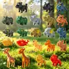Dinosaurio que muerde el dedo juguete para niños niño popular en línea Jurásico Tiranosaurio Triceratops Dragón mini dinosaurio