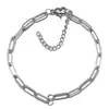 Corrente Grossa de Aço Inoxidável Mais Vendida no Exterior Ins Celebridade da Internet Hip-Hop Estilo Cool Pulseira Acessórios Versáteis Personalizados em Vários Tamanhos