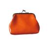 Venta Directa de Fábrica Mini Billetera con Clip para Monedas de Cuero Espejo Brillante Hebilla de Clip de Hierro Personalizada Cartera para Monedas de Mujer