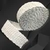 Fita de Fibra de Amianto Resistente à Temperatura para Vedação de Porta de Forno, Fita para Isolamento e Envolvimento de Tubos, Fita de Amianto de 5mm com Alta Resistência à Temperatura