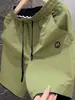 Pantalones Cortos de Verano para Hombre Delgados Casuales Pantalones Largos Estilo Coreano Guapos Secado Rápido Pantalones de Cinco Puntos Sueltos Ropa Exterior de Media Pierna para Hombre