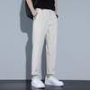 Pantalones Rectos de Verano Nasa2025 para Hombre, Sueltos y Fluidos, Estilo Dial de Seda de Hielo, Pantalones Casuales Simples para Niños