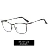 91757 Armações de Óculos Masculinas Estilo Novo, Armações Versáteis de Metal para Sobrancelha, Podem Ser Equipadas com Lentes de Grau, Óculos Protetores Anti-Luz Azul para Negócios