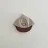 Gorra de béisbol infantil de ala suave, sombrero de rayas versátil de moda ins estilo coreano para niños pequeños, sombrero de sol para bebé, producto de nicho transfronterizo