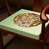 Cojín de látex estilo chino, cojín de silla de secuoya, cojín de sofá, cojín de silla de té, cojín de silla circular engrosado, cojín de silla principal