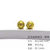 Prata de lei S925 Guofeng banhado a ouro antigo DIY pulseira de contas sementes de paixão contas redondas ocas contas esféricas acessórios para pulseira