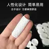 1200 Piezas de Discos de Algodón Semircirculares, Espesados de 80g, Completamente Redondos, Textura de Algodón con Puntos de Perla, para Compresa Húmeda, Desmaquillaje, Algodón para Maquillaje, Algodón con Ácido Salicílico
