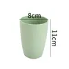 Taza de Paja de Trigo, Taza Práctica, Taza para Beber en Casa, Taza de Plástico Multicolor, Taza Creativa para Enjuague Bucal, Vaso para Cepillo de Dientes, Vaso para Lavar