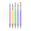 15 Nail Art Pen Venda por atacado Nail Art Tools Double Point Drill Pen Phototherapy Pull Line Pen Carving Pen Pintura Pincel Set