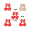 Colgante Rosa para Regalo del Día de San Valentín Hecho de Aleación con Goteo de Aceite, Accesorios para Joyería DIY, Pulsera, Pendientes, Llavero, Colgante W627