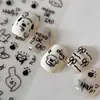 Linha Popular Transfronteiriça Desenho Simples Adesivos para Nail Art Cachorro e Gato Adesivos de Alívio para Unhas Adesivos Decorativos DIY para Celular