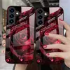 Adecuado para funda de teléfono Samsung S26ULTRA A16 gota de agua flor de rosa S24 cubierta protectora A57 funda de vidrio templado A07