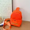 Mochila cruzada para niño versátil casual letras estilo Western hip hop moderna bolsa de hombro para padres e hijos ligera bolsa de pecho para niños