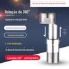 Chuveiro alongado ângulo de curvatura pé telescópico rotação universal 360 pé de curvatura parafuso do pé de curvatura junta do ângulo do pé de curvatura